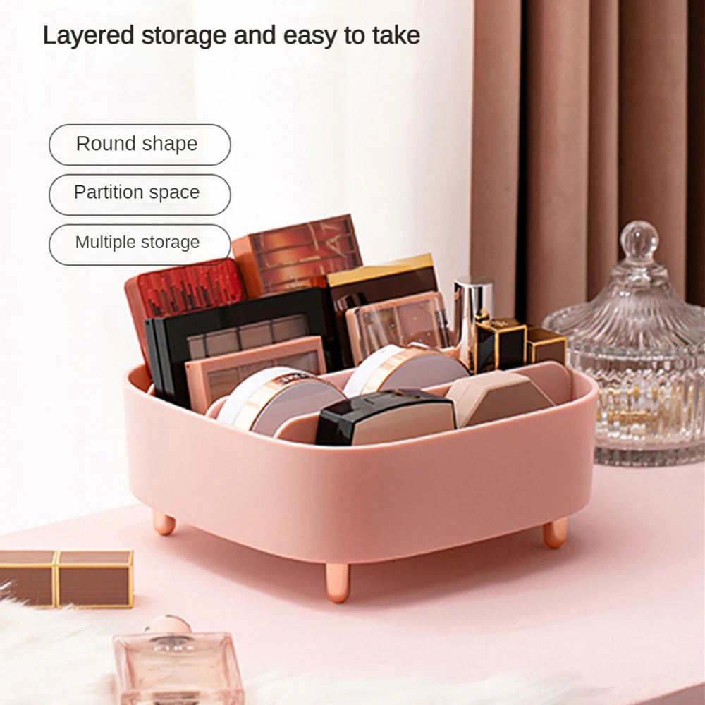 

Cosmetic Rack Carton Powder Cake Air Cushion Blush Layered Plastics Makeup Lipstick Desktop Storage Rack Eye Shadow Tray Storage