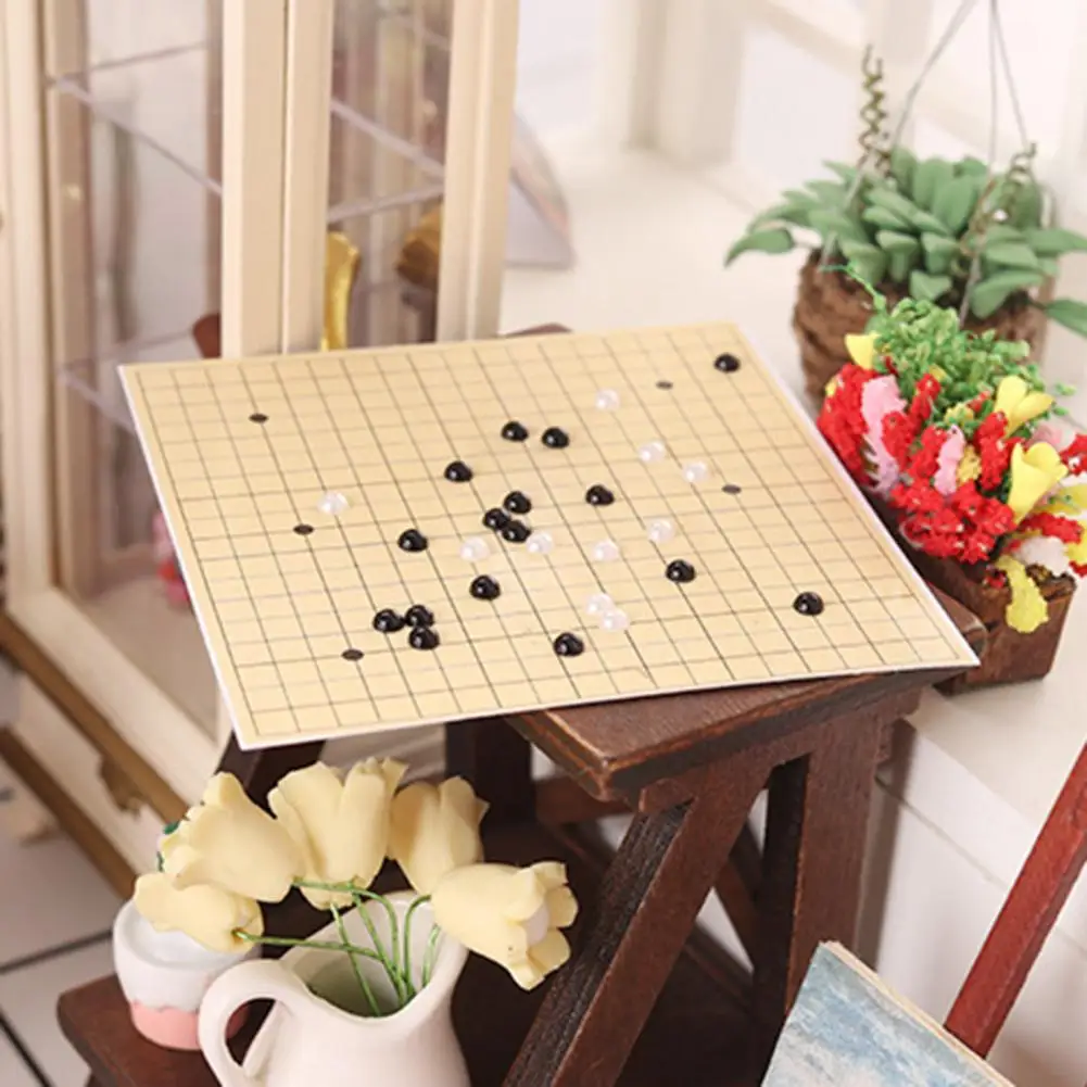 Модные аксессуары для кукольного домика 1 комплект миниатюрная настольная игра