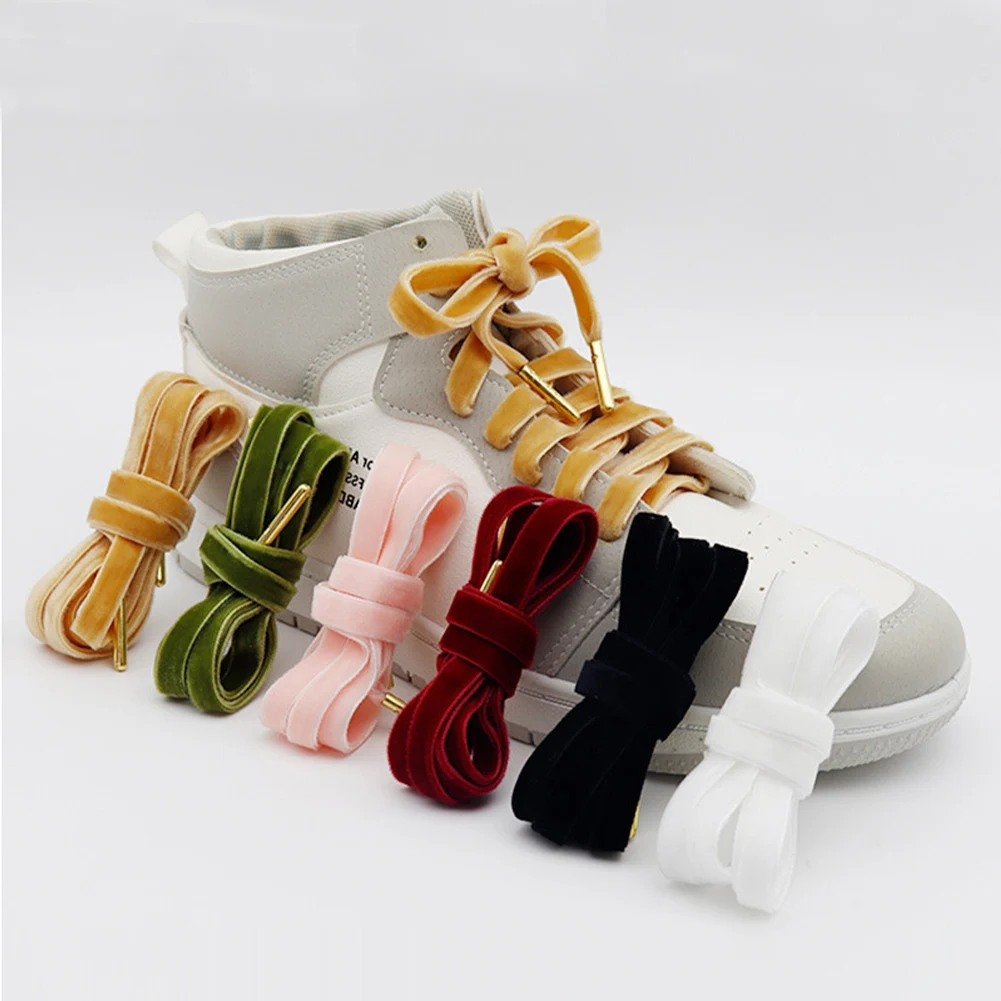 

1Pair Shoelaces Classic Retro Double Weave Shoelace Canvas Cotton Flat Shoe Laces Sneaker Strings Bootlaces Sport Boot Shoe Lace