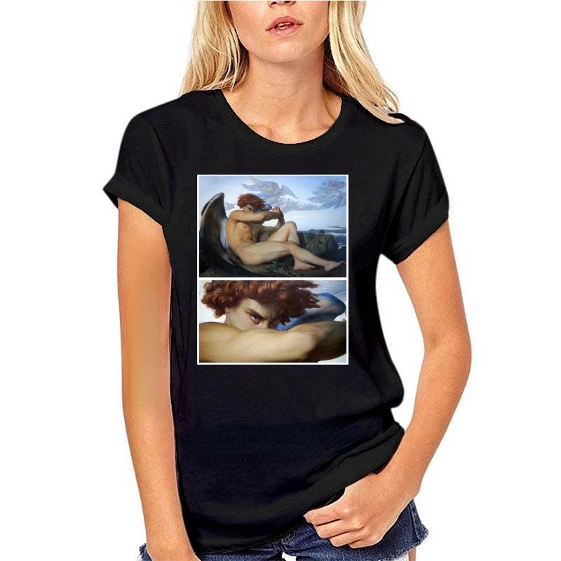 

Футболка унисекс с принтом сатаны и слез, с коротким рукавом