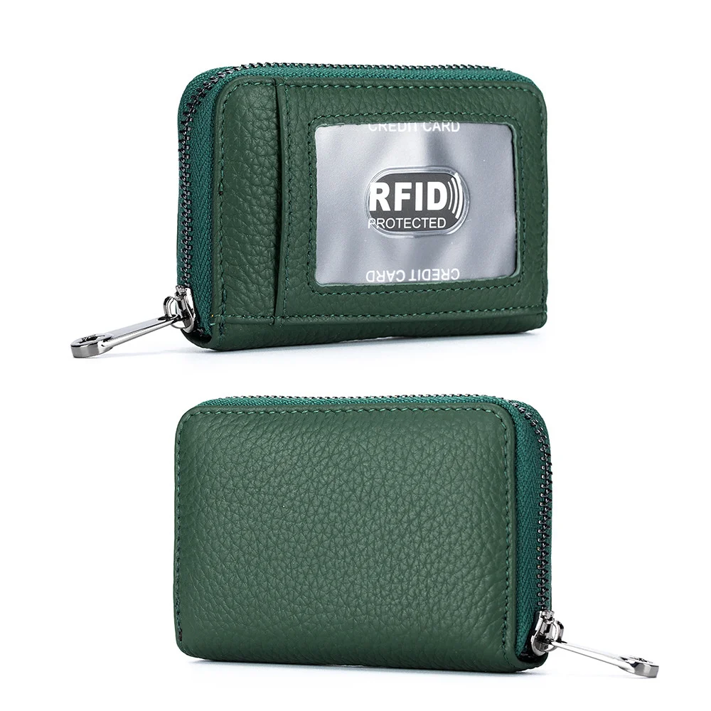 

Маленькая и изящная кожаная сумка для карт, Женский креативный кошелек из воловьей кожи с несколькими отделениями для карт