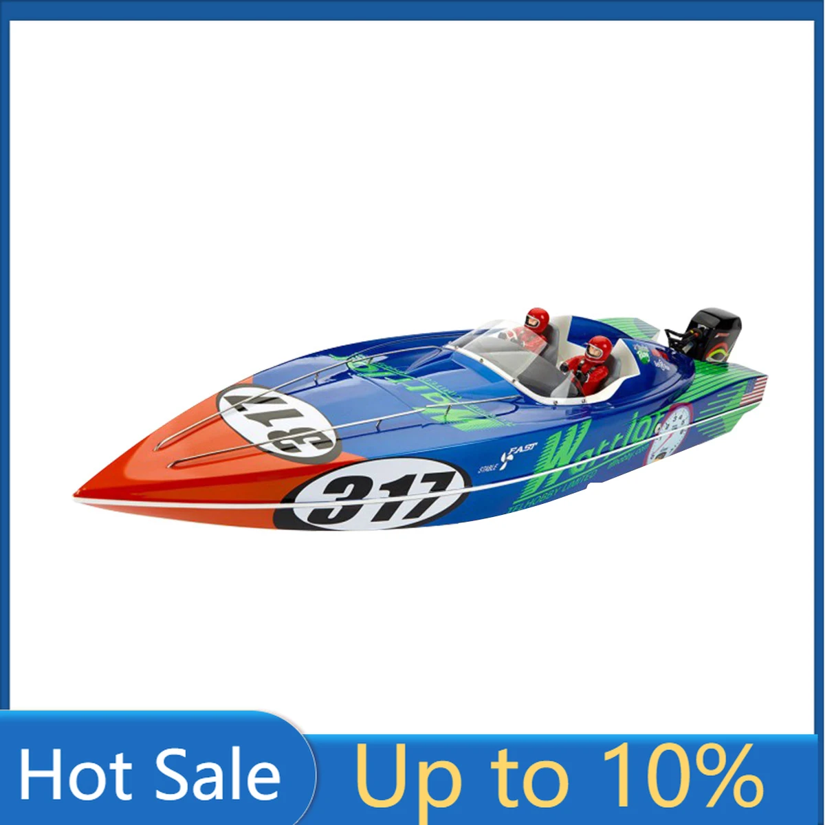

1148 V-Shaped OP1 860mm 3660 KV2070 with 120A ESC Simulation Fiberglass Outboard Driver system Electric RC boat ARTR