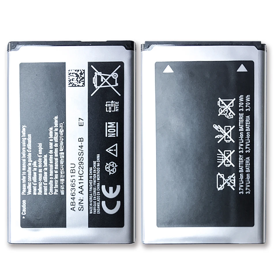 AB463651BC AB463651BE AB463651BU аккумулятор для Samsung W559 S5620I S5630C C3200 F339 S5296 C3322 GT-C3530 S5610 с Трек-кодом