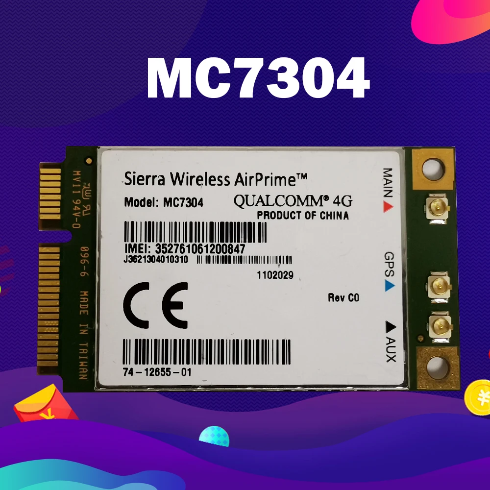 

MC7304 mini PCI-E 4G Card LTE Module HSDPA HSPA+ WCDMA for laptop