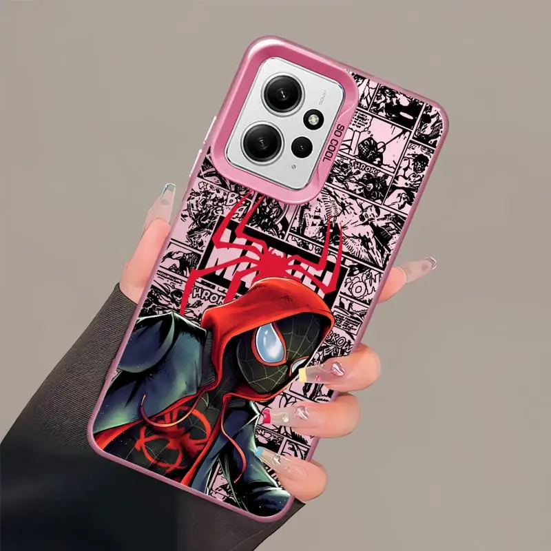 Чехлы для телефонов с героями комиксов Marvel Человек-паук Gwen Xiaomi Poco C50 X3 NFC C61 C51 X3pro