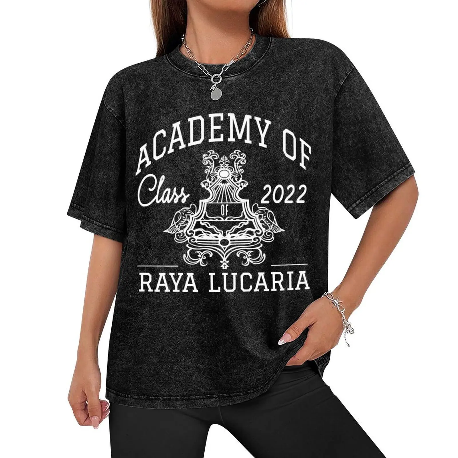 Футболка Academy of Raya Lucaria Class 2023 кавайная одежда рубашки с рисунком аниме дешевые