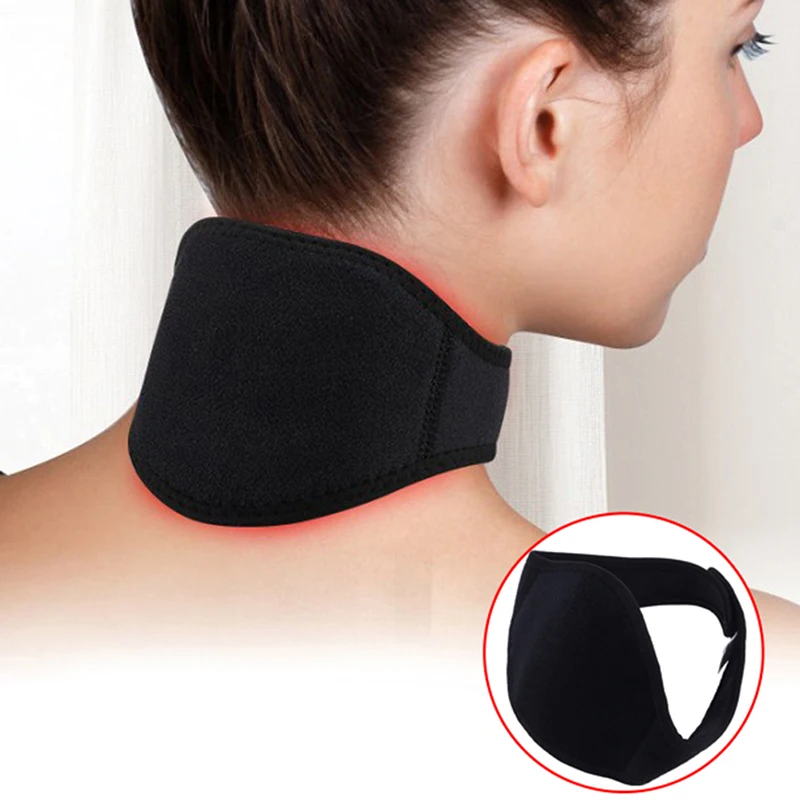 

Neck Belt Tourmaline Self Heating Magnetic Therapy Neck Wrap Belt Brace Pain Relief Cervical Vertebra Protect Health Care