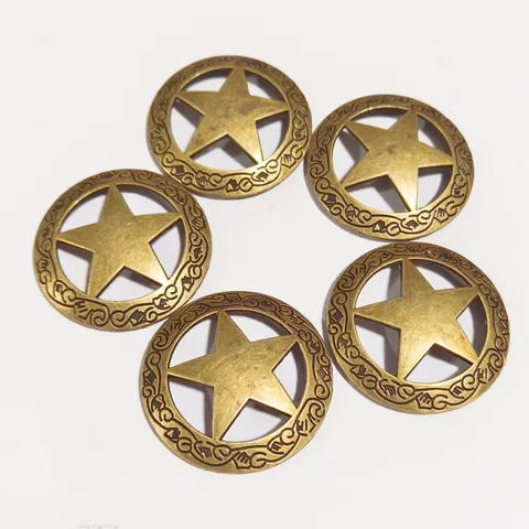 Винтажные металлические пряжки для рукоделия 5 шт