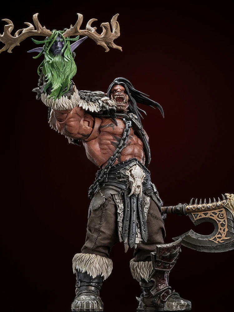 Hero Toys Tribal Fighter 110 Black Skin Orc Warrior Chief Фигурка Нежная платформа Голова Комплект Орнамент 7-дюймовая модель солдата (art.: 3920d2aaa619f) - 3920d2aaa619f