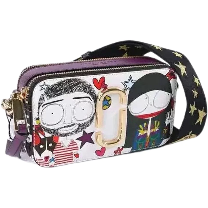 

Marc Jacobs Camera Bag Small Square Bag Wide Shoulder Strap Crossbody Women's Bag women handbags luxury bags mini purses small
