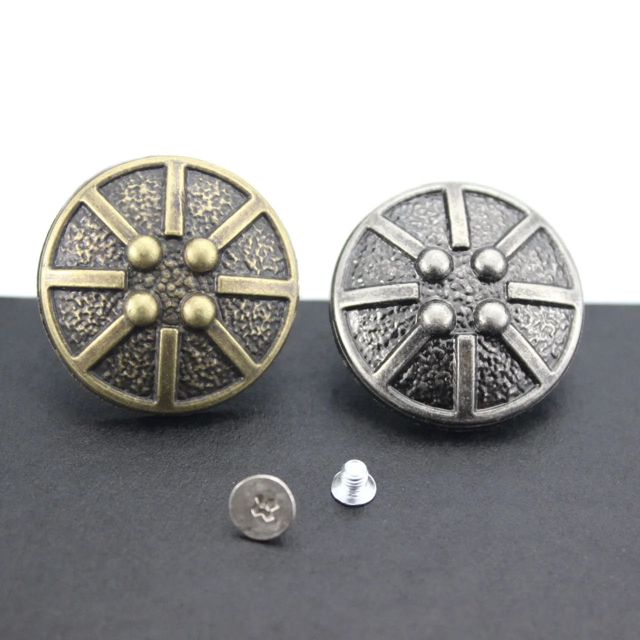 

5 шт. 28 мм Ретро кожевенное ремесло Западное седло для лошадей узкий наконечник нагрудный воротник ремень Conchos винтовой Декор