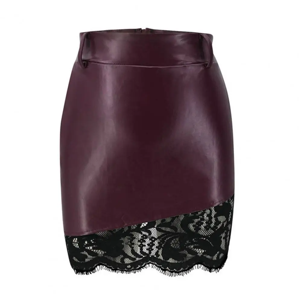 

Popular Sheath Skirt Solid Spring Summer Skirt Slim-fitting Zipper Skirt