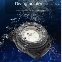 50m underwater wrist compass balanced dive compass waterproof luminous dial detachable strap for scuba diving kayaking outdoor