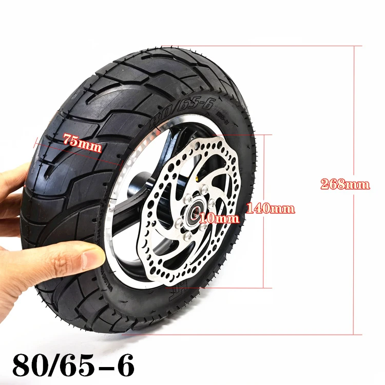 

Disc Brake Wheel Sporting Goods 268MM Aluminum Alloy+rubber Durable Useful Wear Resistant 10 Inch Long Service Life