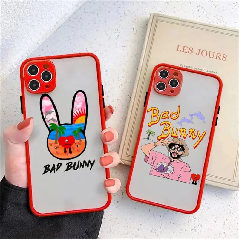 

Bad Bunny Un Verano Sin Ti cartoon Phone Case matte transparent For iphone 14 11 12 13 plus mini x xs xr pro max cover