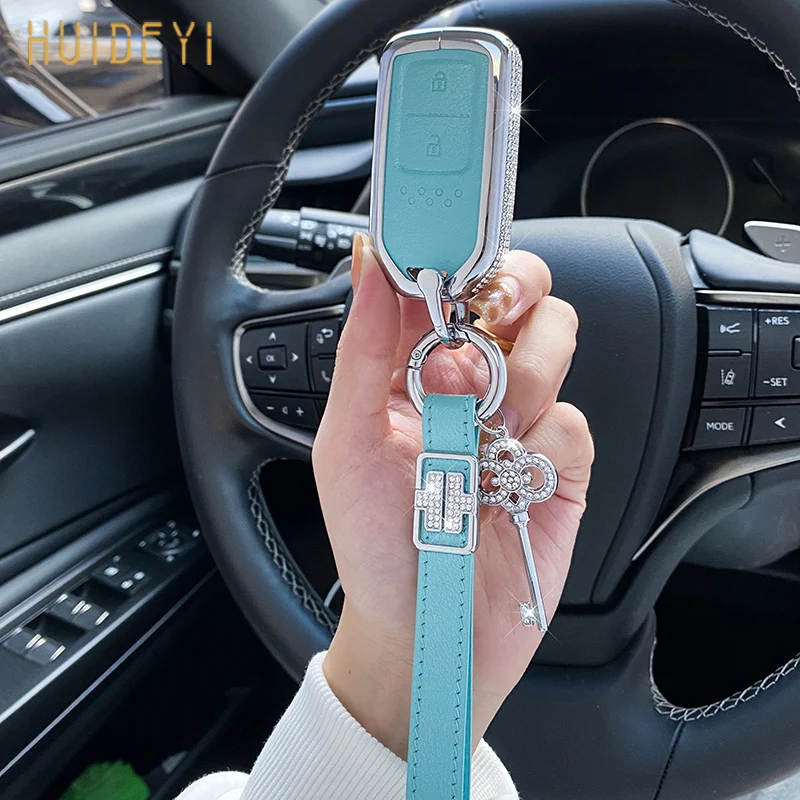 Автомобильный чехол для ключа с дистанционным управлением Honda Fit Lucky Vezel City Civic Jazz
