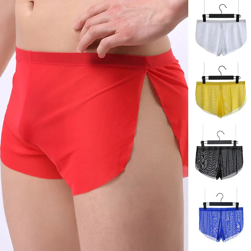 

2021 New Intimates Comfy Sexy Panties Breathable Knickers Underwear Fashion Sleepwear Loose Comfy Men's Boxer Shorts Sexy