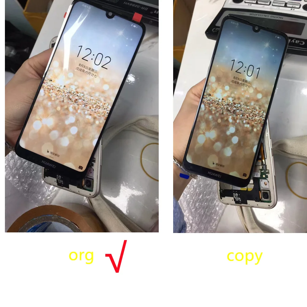

Original lcd For HUAWEI honor8a/y6 2019 Lcd Display Touch Screen Digitizer Assembly Replacement With HUAWEI DISPLAY Y6 2019