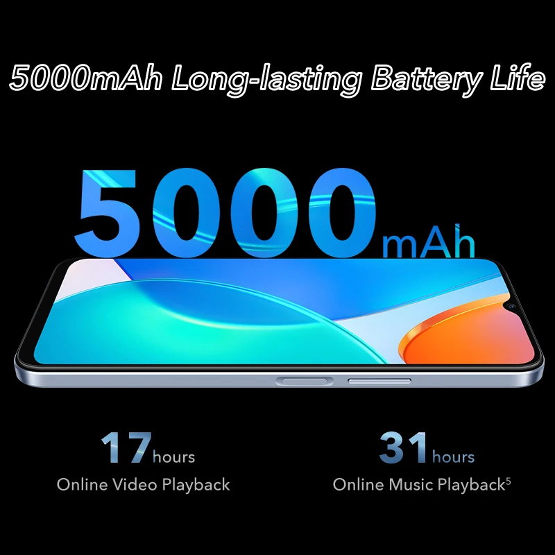 Tanie [HONORX6SALE] HONOR X6 X6S Smartphone 6.5 Cali Wyświetlacz 5000mAh Duża Bateria 50MP Potrójny Aparat Doładowania Telefonu Komórkowego