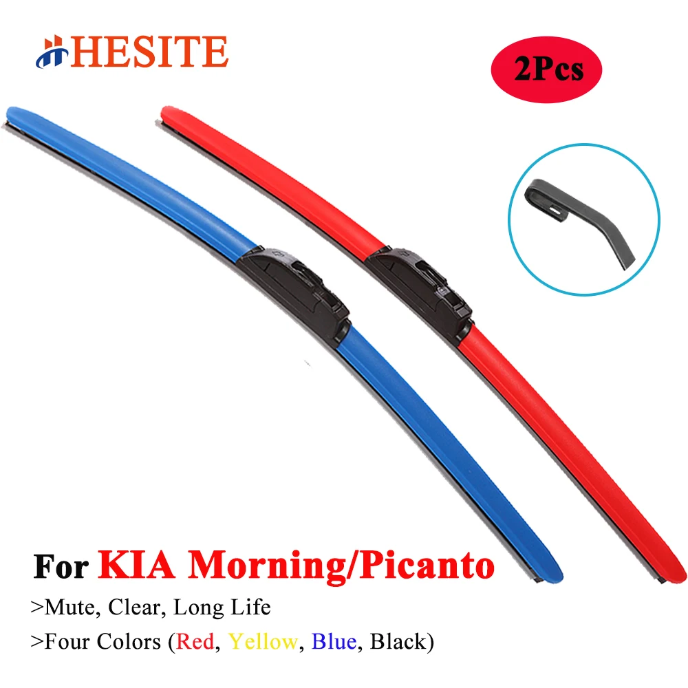 

HESITE Blue Windshield Wiper Blades For KIA Picanto Monirng Hatchback SA TA JA 2004 2006 2010 2011 2015 2017 2018 2019 2021 2022