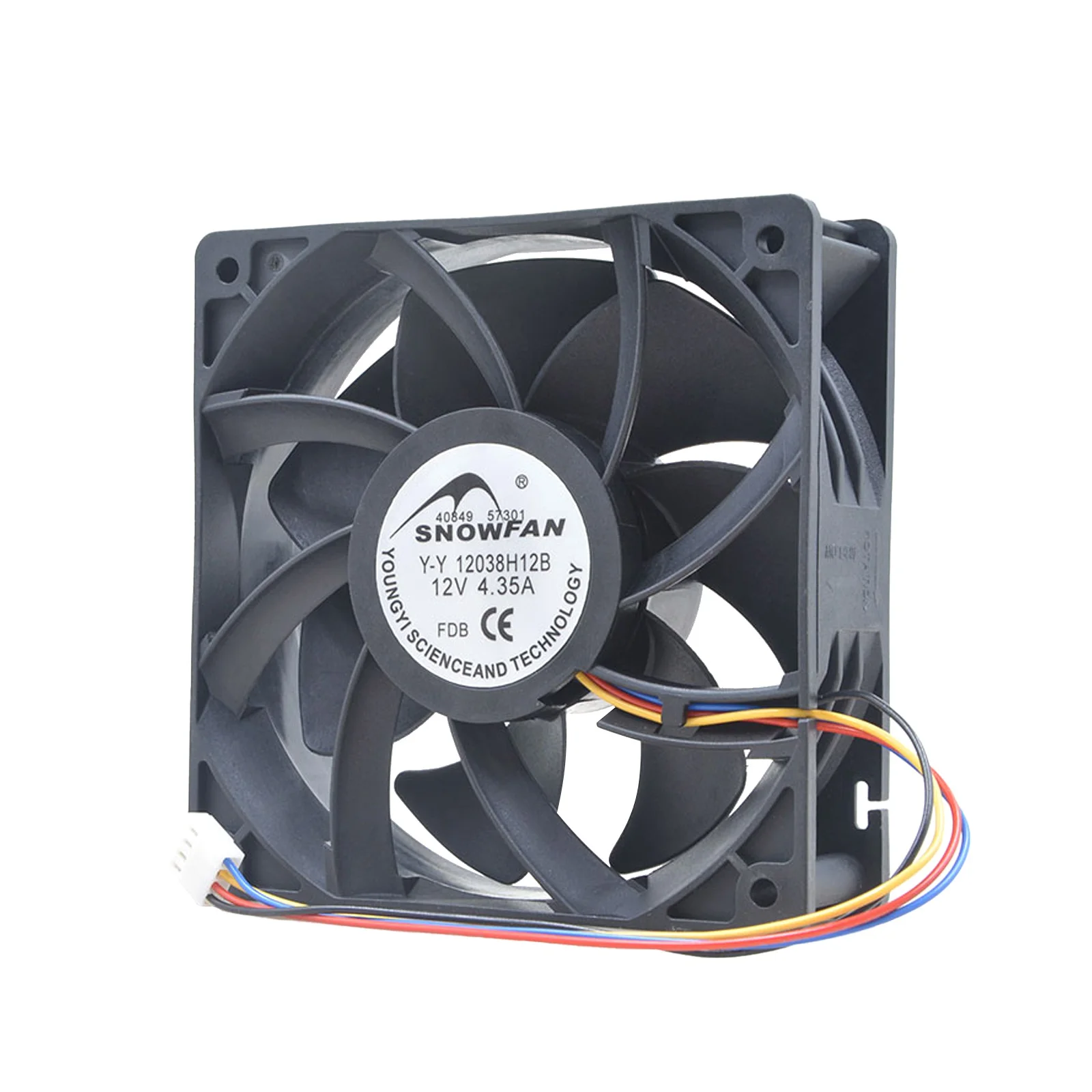 

12V 4.35A For SNOWFAN Y-Y12038H12B 12038 Ant 6000 Rpm Violent Cooling Fan 4 Pin Minner For L3 L3+ L3++ Z15 Z11 Z9 Mini S11 S7 S5