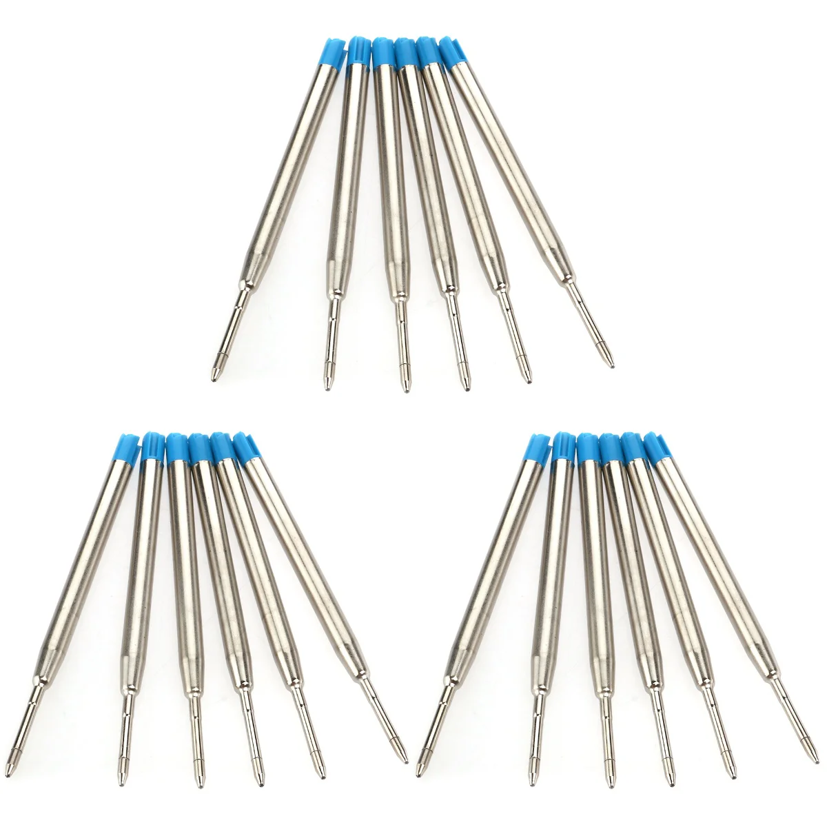 

18 Pcs Pen Ink Cartridge Blue Pens Ballpoint Ballpoint Ink Cartridge Ink Cartridges Metal Ballpoint Pen Refill