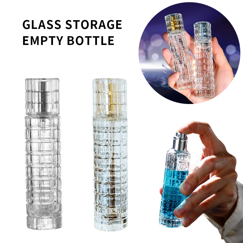 

30ml Empty Glass Bottle Cosmetic Containers Transparent Dispenser Travel Supplies Perfume Bottle Empty Bottle Spray Bottle