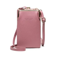 luxury designer handbag women crossbody bag pu leather shoulder messenger bag for girls double layer bolsas zipper phone purse