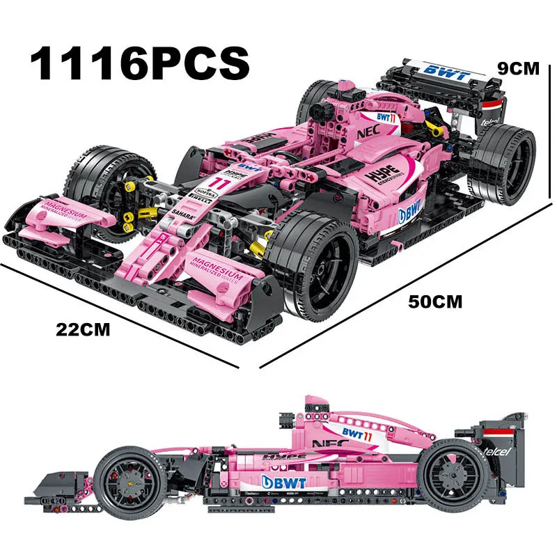 Race Car Model Building Blocks City Speed Champions Vehicle Kit Bricks Toy Kid Gift For Boy