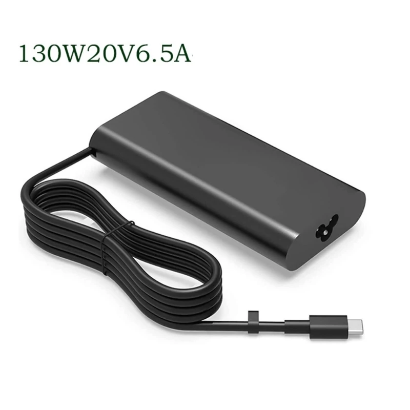 

130W-20V 6.5A-TYPE-C Laptop Power AC Adapters for XPS 15 9575 9570 9500 XPS 17 9700 Laptops Power Supply Repair Part