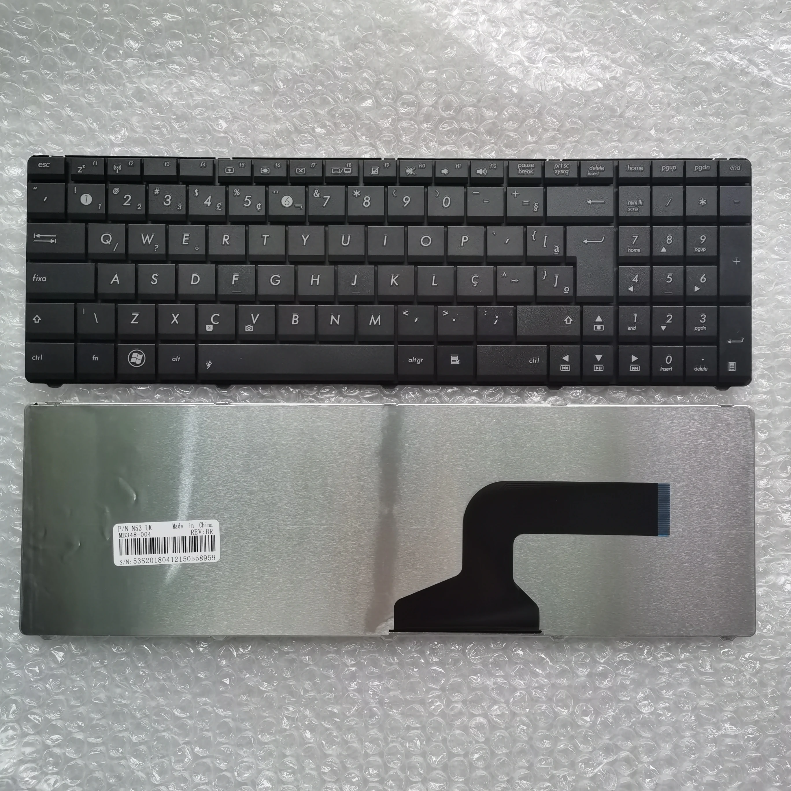 

XIN BR/бразильская Клавиатура для ноутбука ASUS K53 A53 N53 X53 X54H N60 N61 N71 N73S N73J P52 P52F P53S X53S A52J X55V X54HR Бразилия