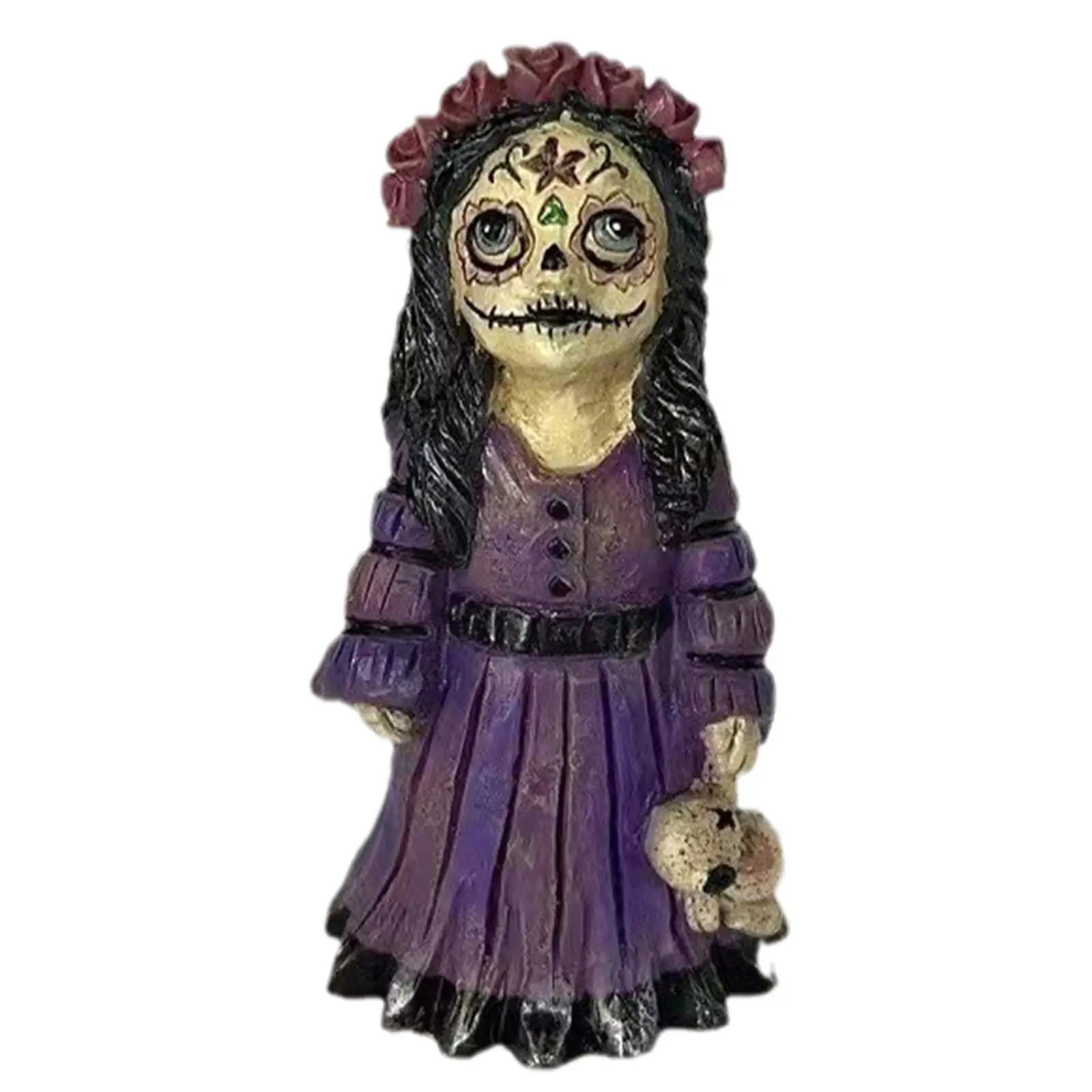 

Doll Cone Burner Incense Burner Censer Resin Ornament Decoration Handmade Crafts Sprayable Ornaments Props Desktop Home Q6T3