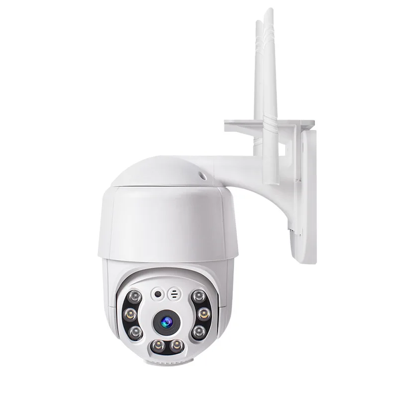 

360 ° 3MP HD камера наблюдения 8 огней 2,5 'Открытый водонепроницаемый беспроводной умный WiFi камера наблюдения сотовый телефон удаленный монитор