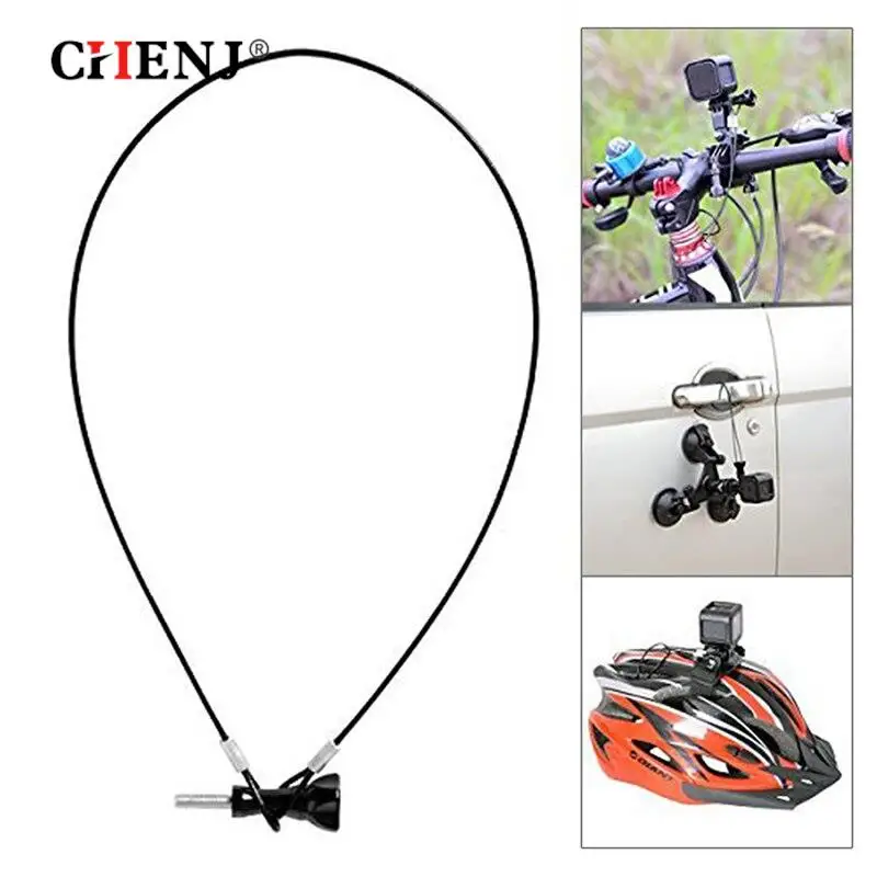 

1 шт. 30 см ремешок безопасности из нержавеющей стали провод Шнур кабель для 11 10 9 8 7 6 5 4 экшн-камеры Go Pro Аксессуары