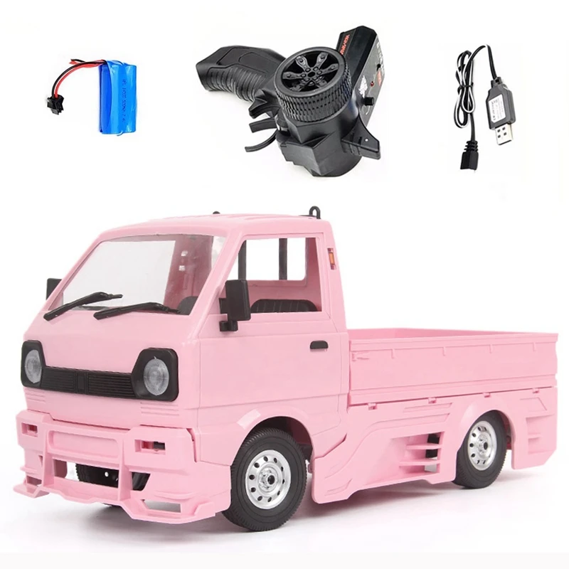 

For WPL D12 1/10 2WD RC Car Simulation Drift Truck Climbing Car LED Light On-Road RC Car Toys For Boys Kids Gifts