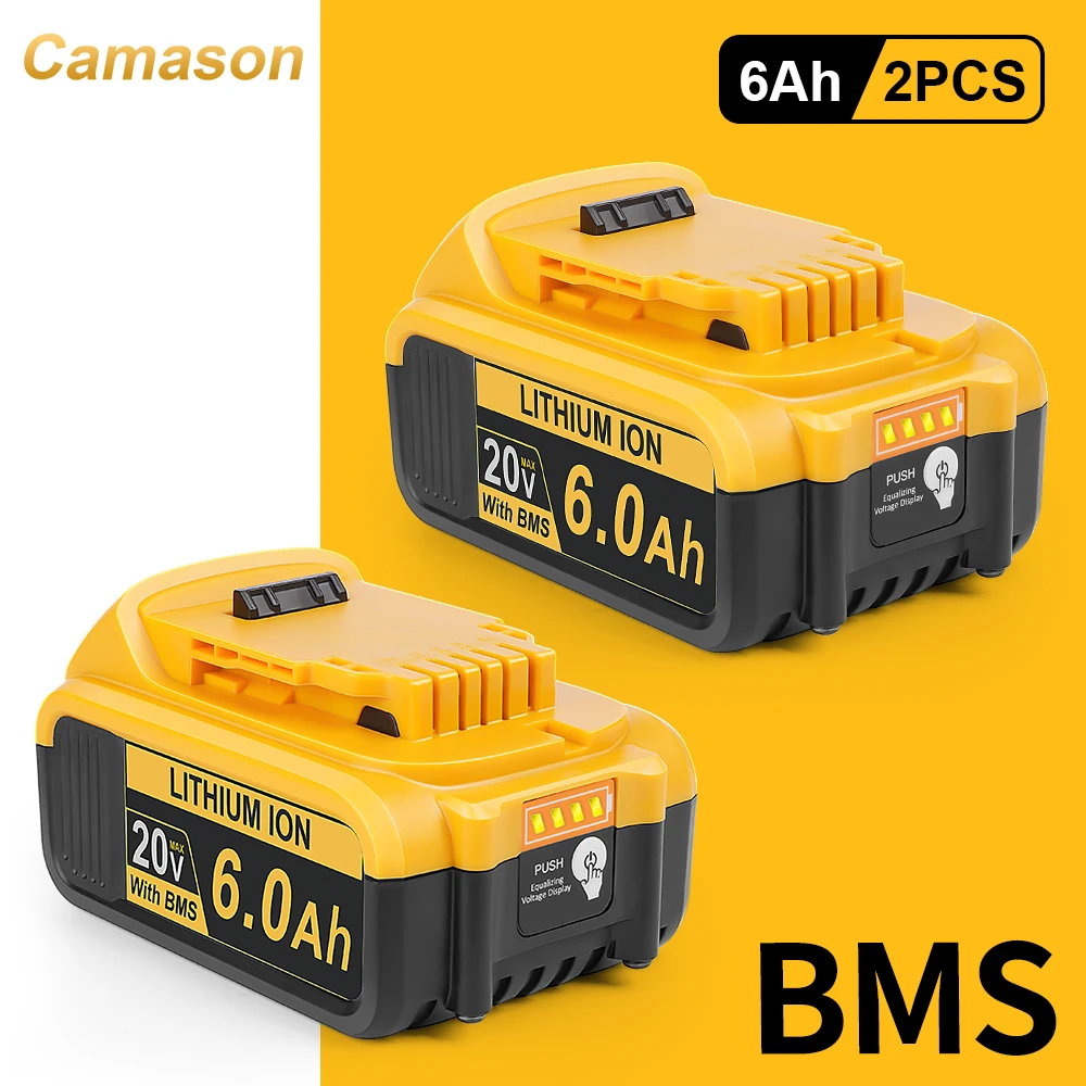 

Camason аккумулятор 6Ah для Dewalt 18V/20V