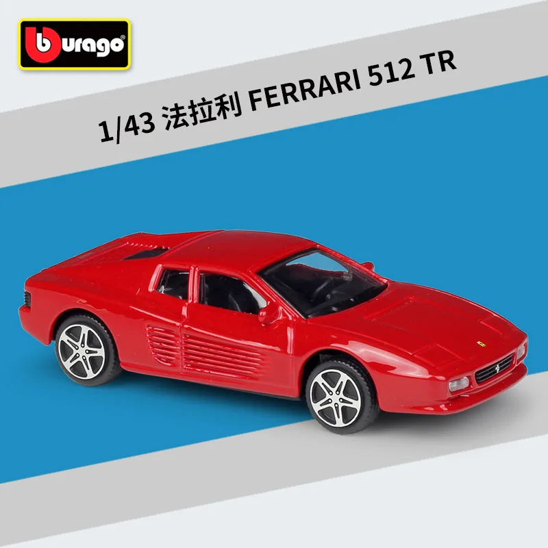

Bburago 1:43 Ferrari 512 TR Alloy Car Model Collection Gift Decoration Toy D13