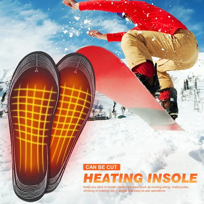 

5V 2A Heating Shoe Insoles Can Be Cut USB Electric Heated Shoe Insole Winter Warm Women Foot Pad Washable Thermal Men Boot Mat