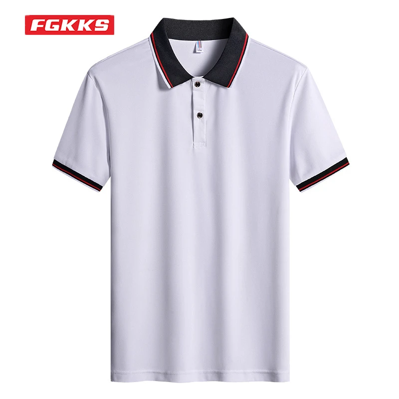 

FGKKS 2022 POLO Shirt For Men New Summer Breathable Sweat Absorbing Top High Quality Design Fashion Selling Polo Shirt For Men