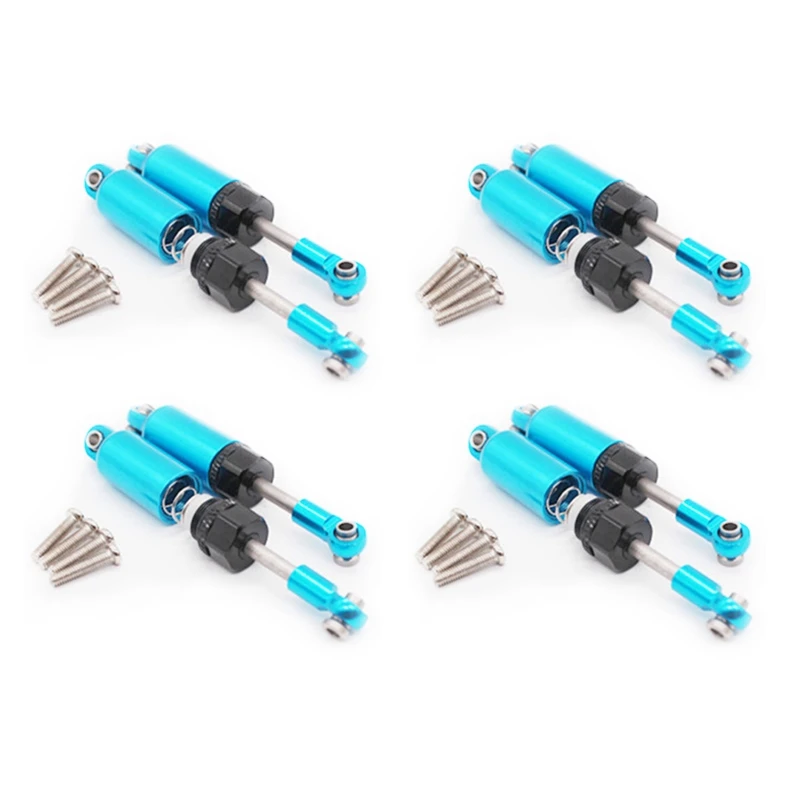 

8X for WLtoys Upgrade Metal Shock Absorbers A959-B A949 A959 A969 A979 1/18 RC Car Parts,Blue