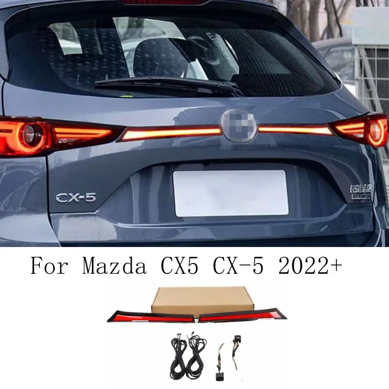 

Задние фонари для автомобиля, задний фонарь, задний фонарь для Mazda CX5 светодиодный 2022 2023, динамический поворотный фонарь, задние фонари