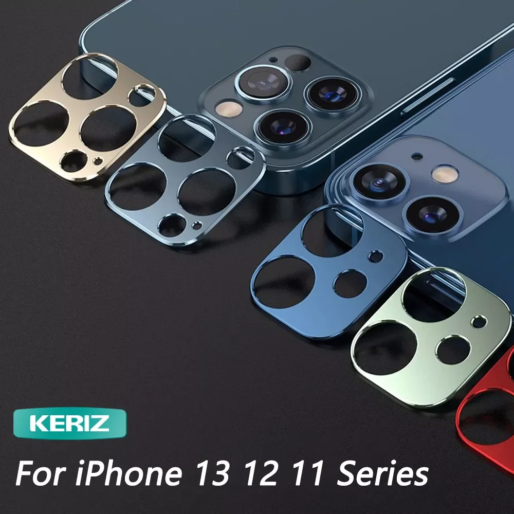 

NEW2022 For iPhone 13 12 Pro Max Mini Camera Lens Protective Ring Case Back Protector For iPhone12 Metal Alloy Cover Phone Acces