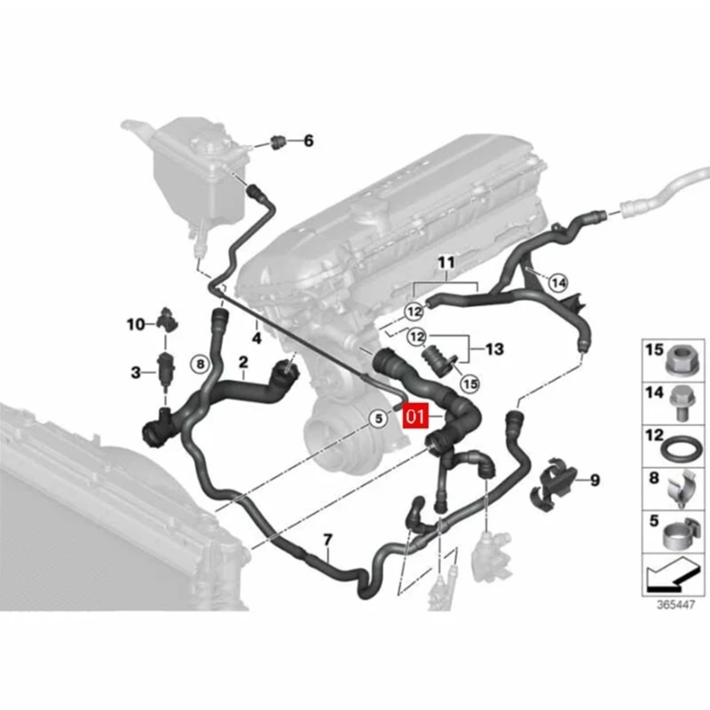 Автомобильный радиатор системы охлаждения водяной шланг вентиляционная трубка
