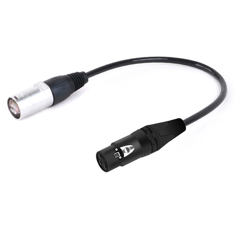 Кабель-переходник для интернет-адаптера XLR 3Pin к RJ45 Сетевой удлинитель типа штекер