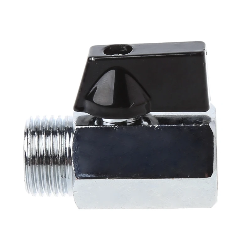 Латунный Мини-шаровой клапан 1/2 дюйма с наружной резьбой BSP на внутреннюю резьбу