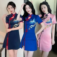 2022 chinese dress sexy cheongsam sexy qipao dressshorts set cheongsam dress satin dress nightclub elegant party kimono dress