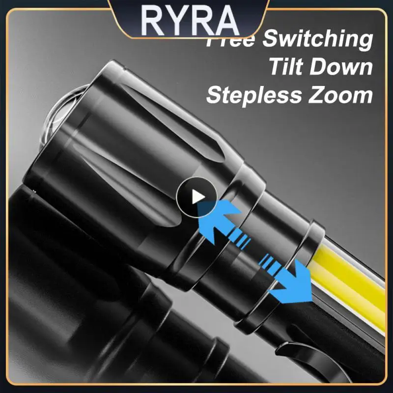 

Led Light Usb Charge Built In Battery Torch Lamp Lantern Waterproof Adjustable Penlight 2023 Mini Led Flashlight Zoom Focus Hot