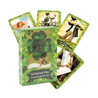 stpatrick day lenormand oracle cards english version fun deck table divination fate board games playing lenormand series