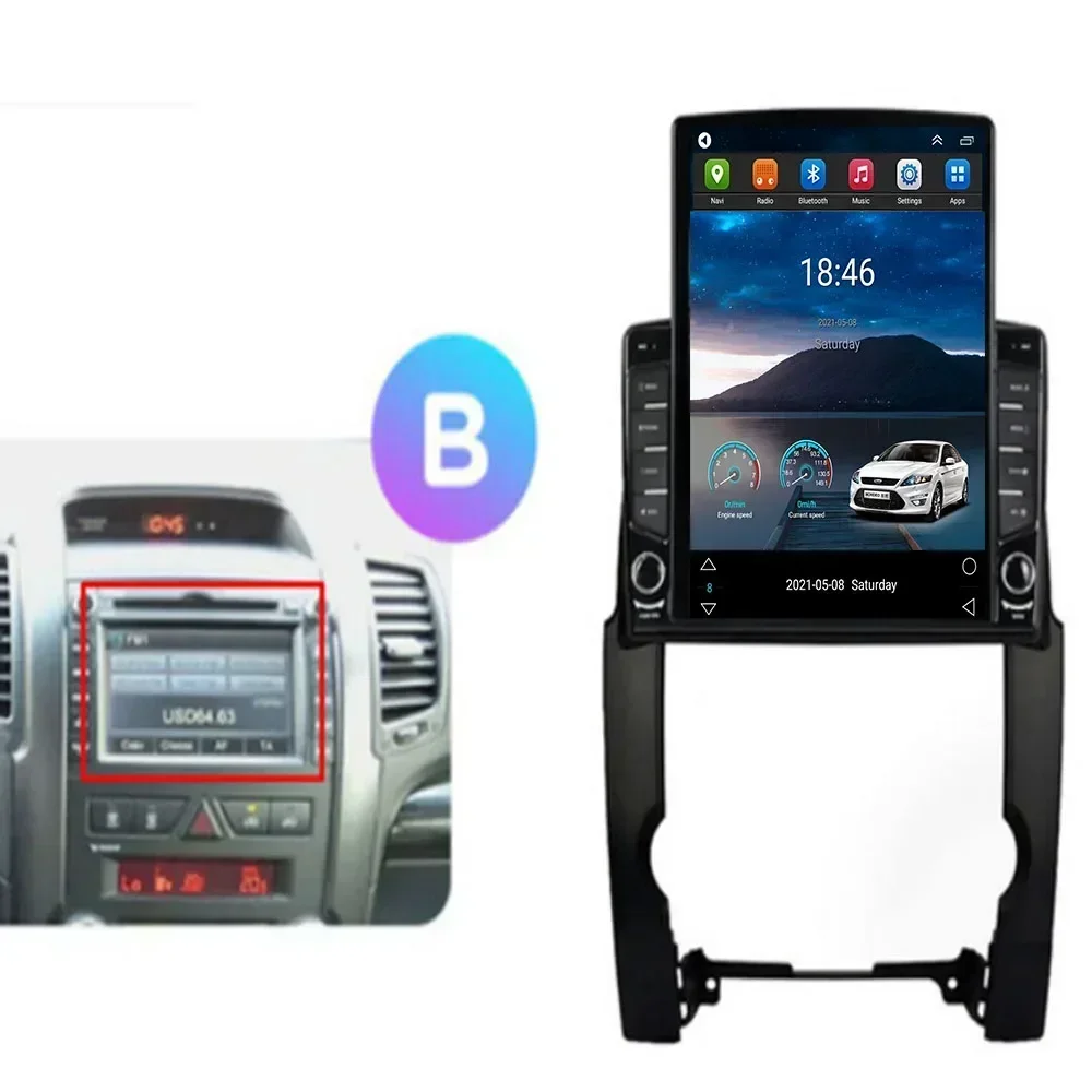 9 7 &quotAndroid 13 для Kia Sorento BL 2002 2003 2004 2005 2006-2012 Tesla Тип Автомобильный радиоприемник