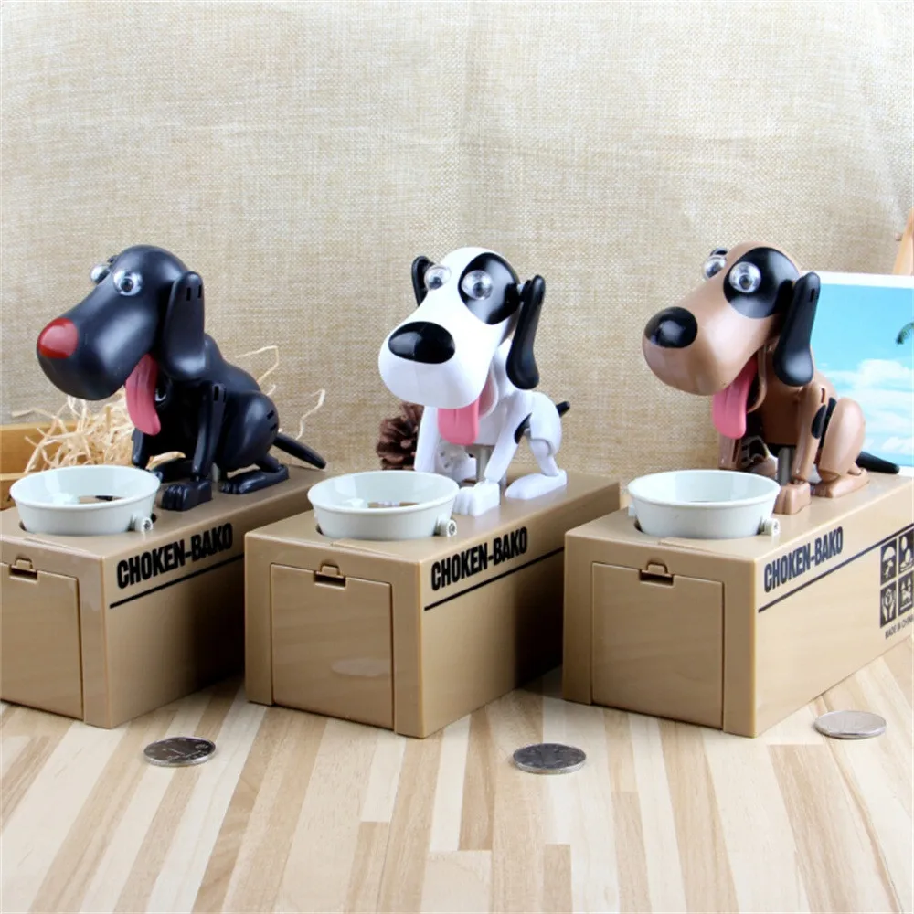 

Automated Dog Steal Coin Bank Bank Money Saving Box Gift Cute Electronic Piggy Banks Cartoon Robotic Dog Steal Coin Bank Kid Toy